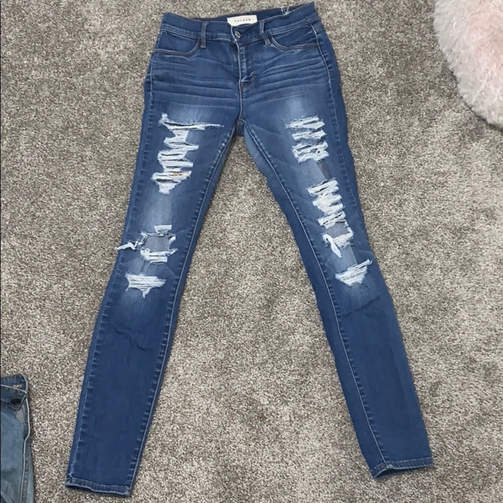 Ripped High Waisted Jeans